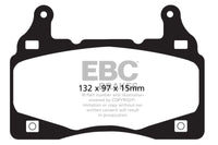 EBC 11-15 Chevrolet Camaro (5th Gen) 6.2 Yellowstuff Front Brake Pads - My Store