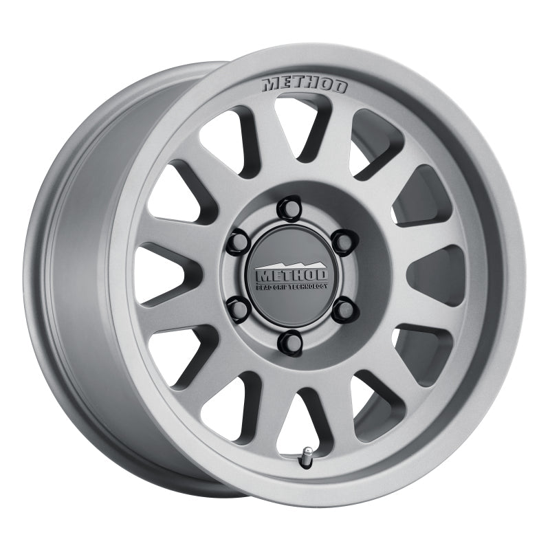 Method Mr704 16x8 0mm Offset 6x5.5 106.25mm CB Matte Titanium Wheel - Mammoth Racing -