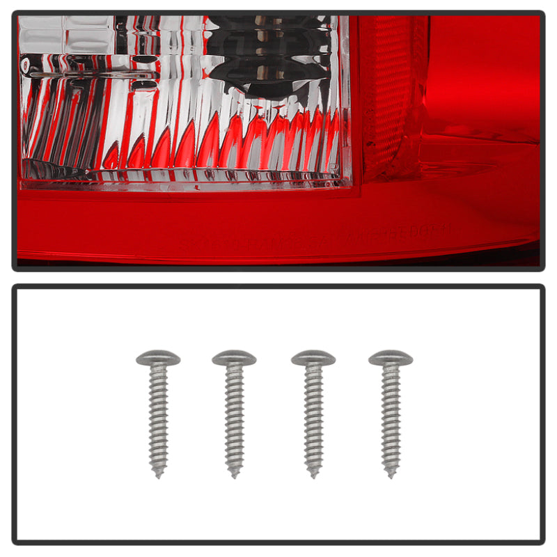 Spyder Dodge Ram 02-06 1500/Ram 2500/3500 03-06 LED Tail Light Red Clear ALT-YD-DRAM02-LED-RC - Mammoth Racing -