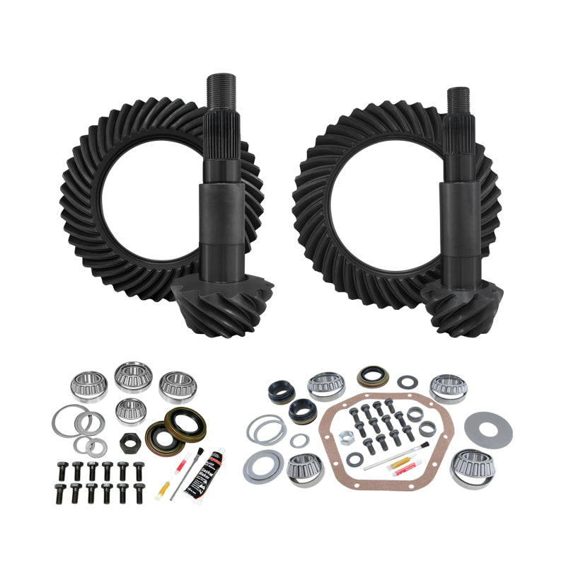 Yukon Gear & Install Kit Package for 99-16 Ford F350 Dana 60 Reverse Front/Dana 80 Rear 5.38 Ratio - My Store