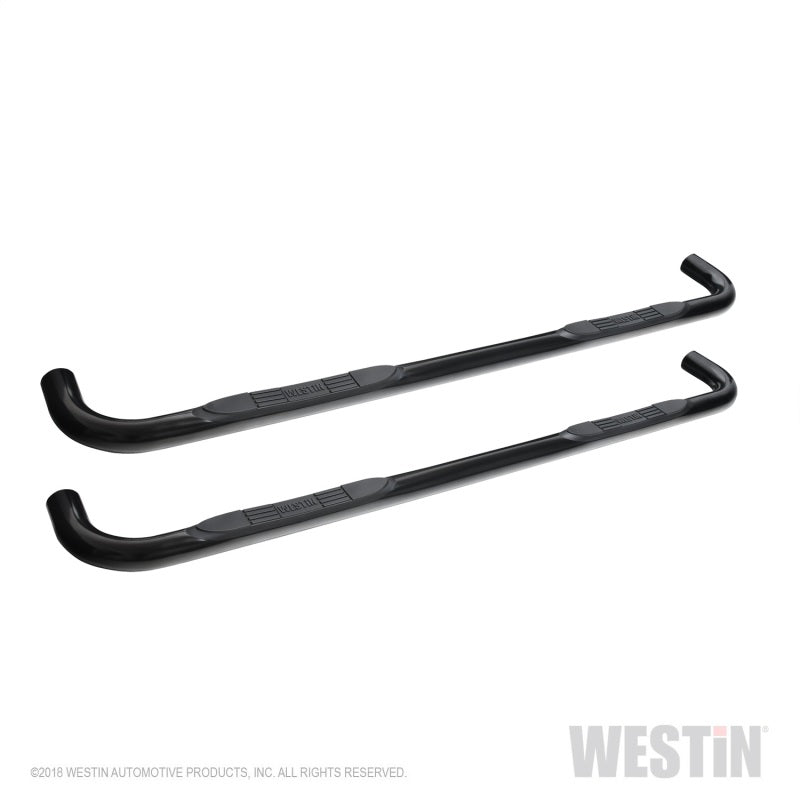 Westin 2019 Chevrolet Silverado/Sierra 1500 Crew Cab E-Series 3 Nerf Step Bars - Black - Mammoth Racing -