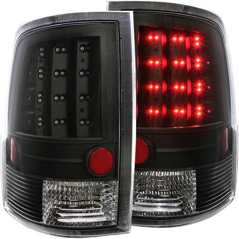 ANZO 2009-2015 Dodge Ram 1500 LED Taillights Black - My Store