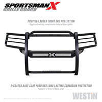 Westin 14-21 Toyota 4Runner (Excl. Limited) Sportsman X Grille Guard - Textured Black - Mammoth Racing -