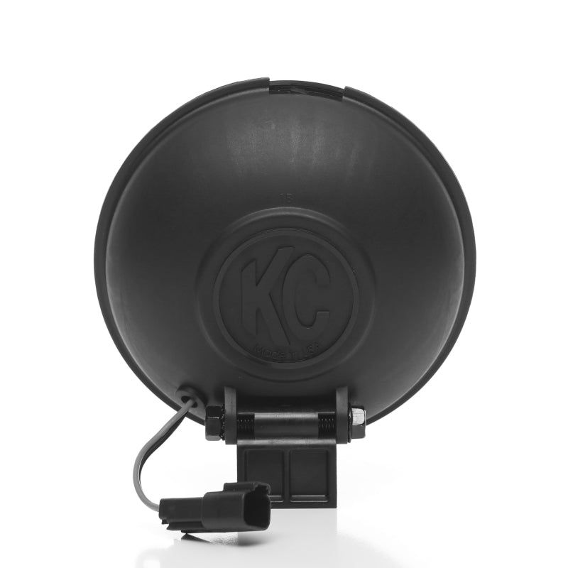 KC HiLiTES Apollo Pro 6in. Halogen Light 100w Fog Beam (Pair Pack System) - Black - Mammoth Racing -