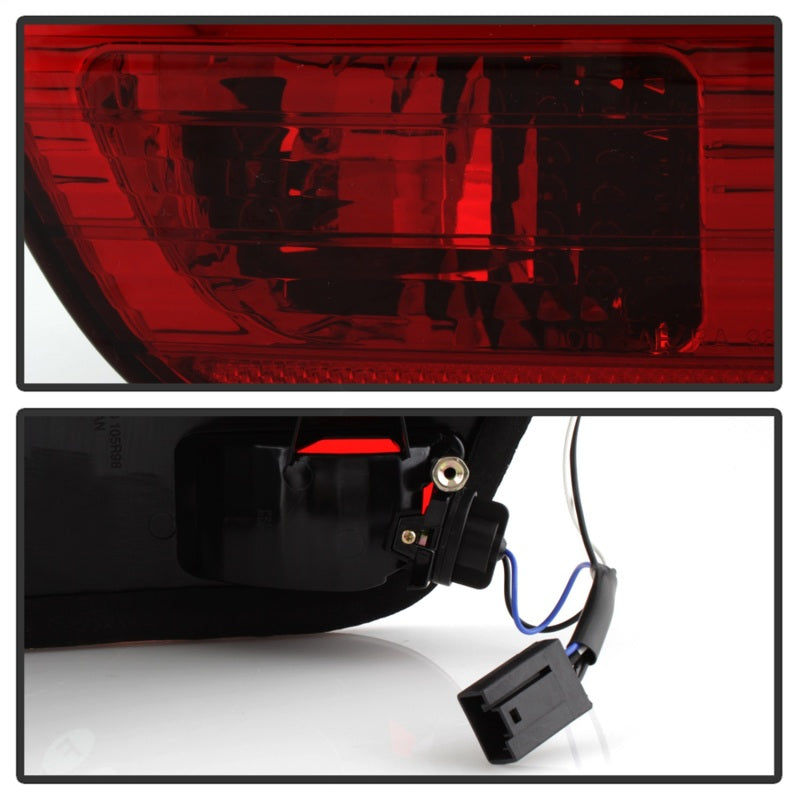Spyder BMW E53 X5 00-06 4PCS Euro Style Tail Lights- Red Smoke ALT-YD-BE5300-RS - Mammoth Racing -