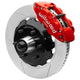 Wilwood 63-87 C10 Fnsl6r Front Big Brake Brake Kit 14in slotted 6x5.5 BP for drop spindles - Red - My Store