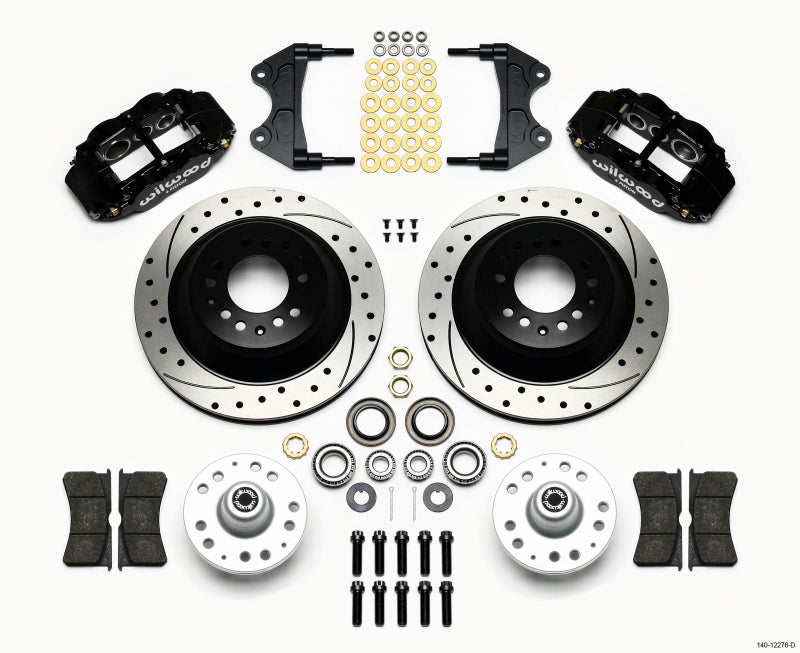 Wilwood Narrow Superlite 6R Front Hub & 1PC Rtr Kit 12.88in Dril WWE ProSpindle - Mammoth Racing -