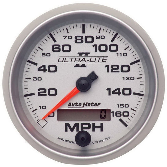 Autometer Ultra-Lite II 3-3/8in 0-160mph Electronic Programmable Speedometer - My Store