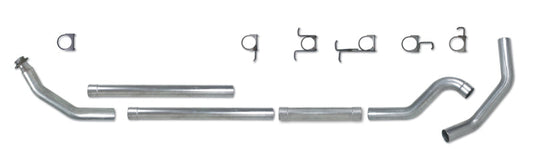 Diamond Eye KIT 4in TB MFLR RPLCMENT PIPE SGL SS: 98.5-02 DODGE CUMMINS 5.9L - Mammoth Racing -