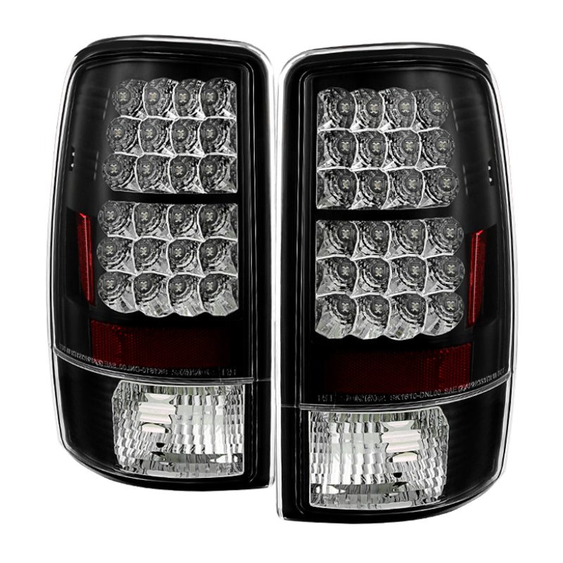 Spyder Chevy Suburban/Tahoe 1500/2500 00-06/GMC Yukon LED Tail Lights Black ALT-YD-CD00-LED-BK - Mammoth Racing -