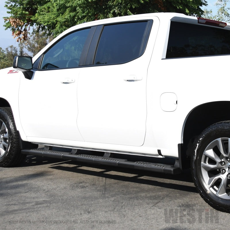 Westin 2019 Chevrolet Silverado/Sierra 1500 Crew Cab (5.5ft) R5 Modular Nerf Step Bars - Black - Mammoth Racing -
