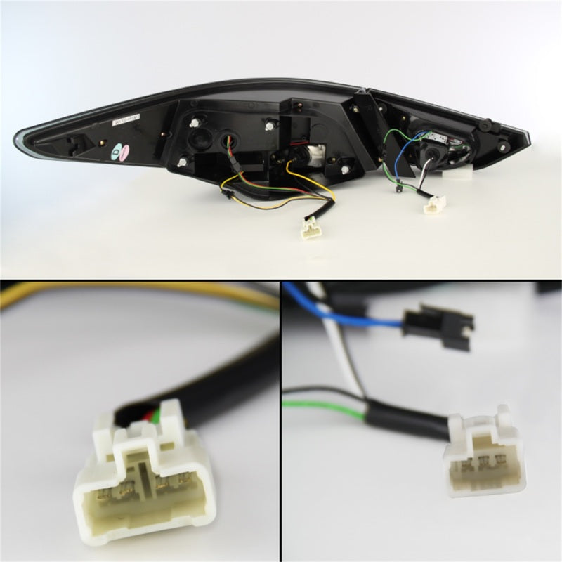 Spyder Hyundai Sonata 11-13 LED Tail Lights Light Bar Black ALT-YD-HYSON11-LED-BK - Mammoth Racing -