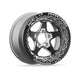 Weld Chevrolet Performance 16x10 / 5x120 BP / 7in. BS Black Center Wheel - Single Beadlock - Mammoth Racing -