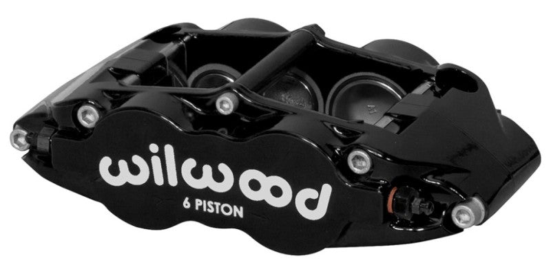 Wilwood Caliper Forged Narrow Superlite L/H Fnsl6r-ds Dust Seal 1.62/1.12/1.12,1.25 Rotor - Black - Mammoth Racing -