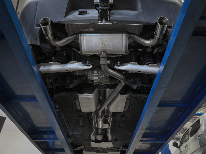 aFe Ford Bronco Sport 21-22 L3-1.5L (t)/L4-2.0L (t) Vulcan Cat-Back Exhaust System- Carbon Tips - Mammoth Racing -