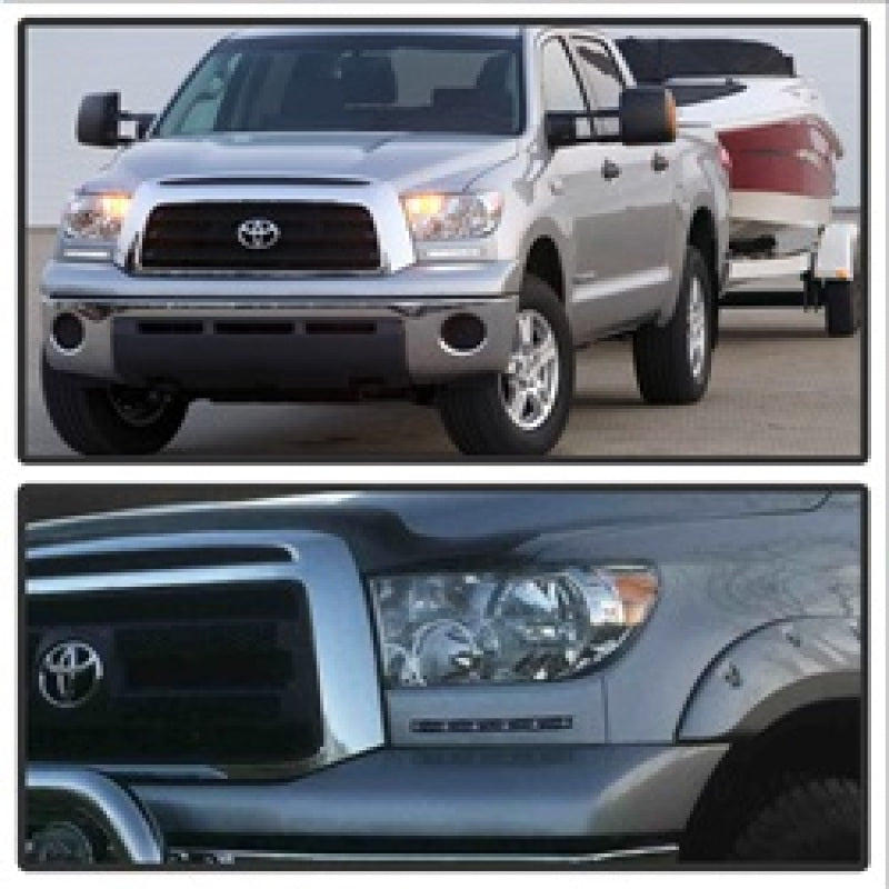 Spyder Toyota Tundra 07-13 Daytime LED Running Lights wo/switch Silver FL-DRL-TTU07-SIL - Mammoth Racing -