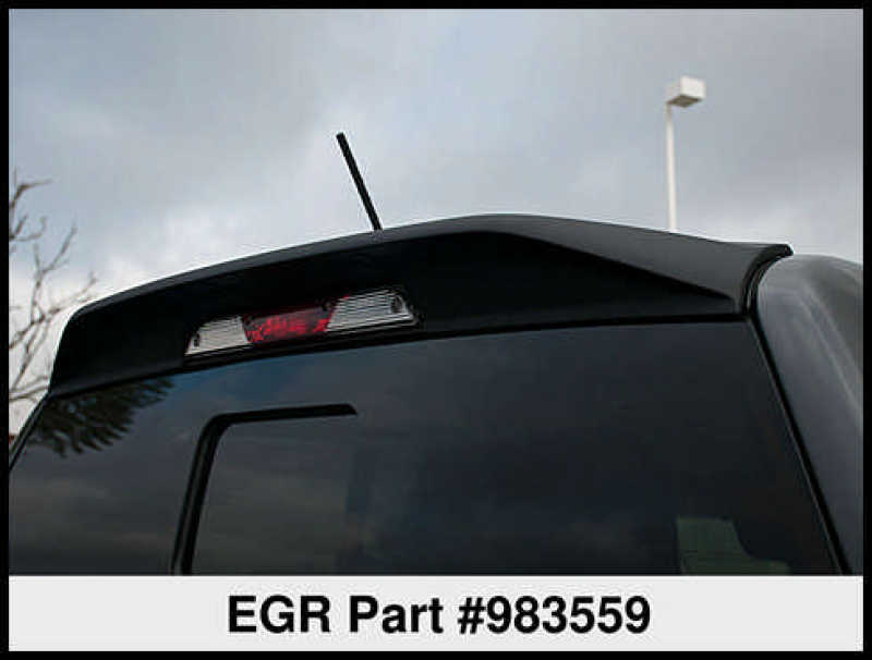 EGR 19-20 Ford Ranger Super Crew Rear Cab Truck Spoiler - Matte Black - Mammoth Racing -