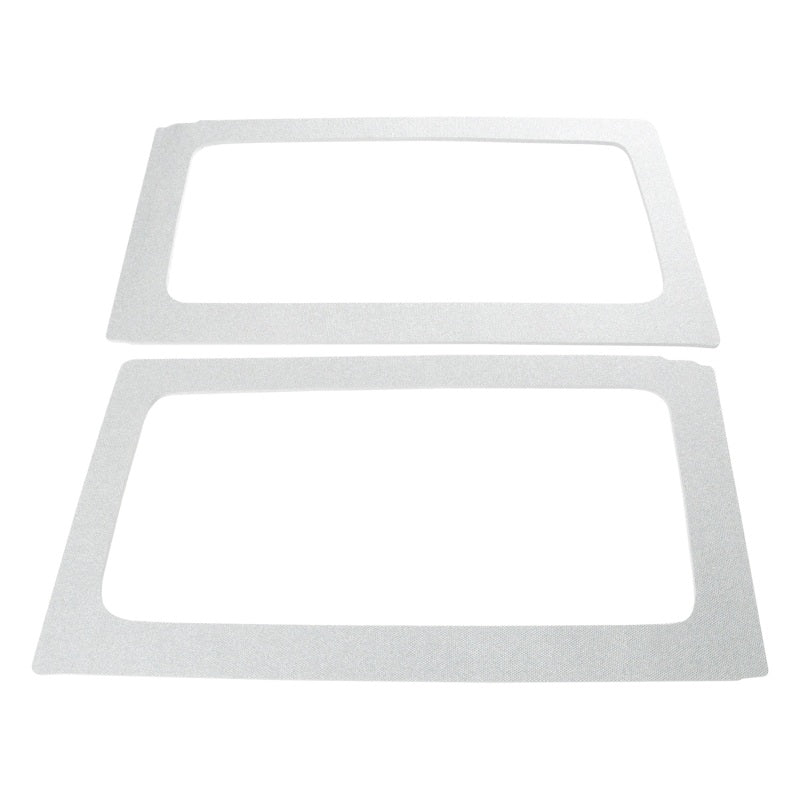 DEI 11-18 Jeep Wrangler JK 2-Door Rear Side Window - White - Mammoth Racing -