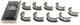 Clevite Chrysler Products V8 383-413-440 1959-73 Individual Main Bearings - Mammoth Racing -