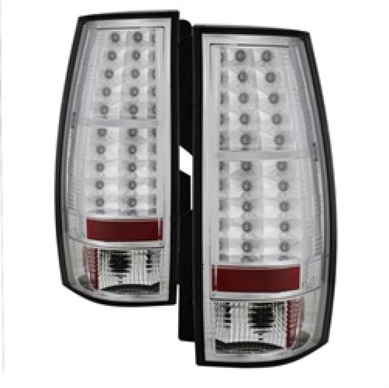 Spyder Chevy Suburban/GMC Yukon/Yukon Denali 07-14 LED Tail Lights Chrm ALT-YD-CSUB07-LED-C - Mammoth Racing -