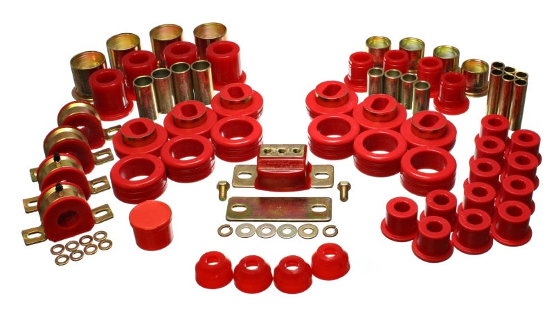 Energy Suspension 81-87 Chevy/GMC 2WD 1/2 Ton PickUp Red Hyper-flex Master Bushing Set - My Store