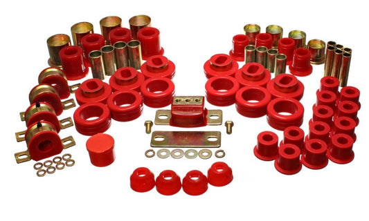 Energy Suspension 81-87 Chevy/GMC 2WD 1/2 Ton PickUp Red Hyper-flex Master Bushing Set - My Store