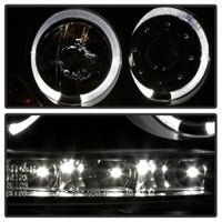 Spyder Volkswagen GTI 06-09/Jetta 06-09 Halogen Model Only - LED Halo DRL Black PRO-YD-VG06-HL-BK - Mammoth Racing -