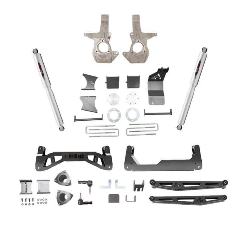 Belltech 16-18 Chevrolet Silverado / GMC Sierra 1500 4WD 7-9in Suspension Lift Kit w/ Shocks - Mammoth Racing -