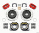 Wilwood Dynapro Lug Mount P/S Park Brake Kit Drilled Red Big Ford New 2.38in Off Bronco 5 x 5.50 - My Store