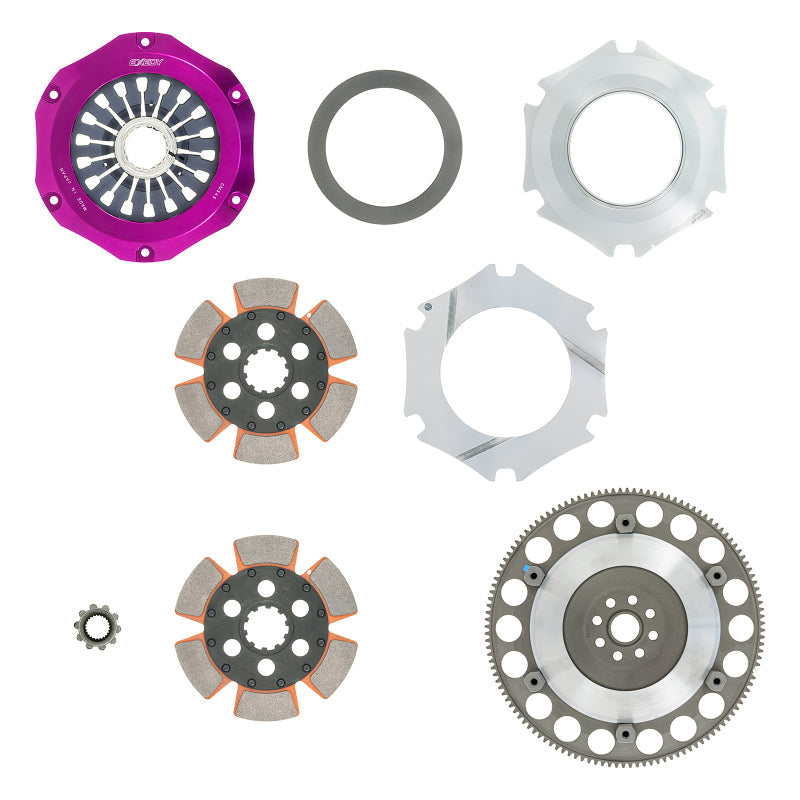 Exedy 2004-2014 Subaru Impreza WRX STI H4 Hyper Compe-R Twin Cerametallic Clutch Rigid Pull Type - Mammoth Racing -