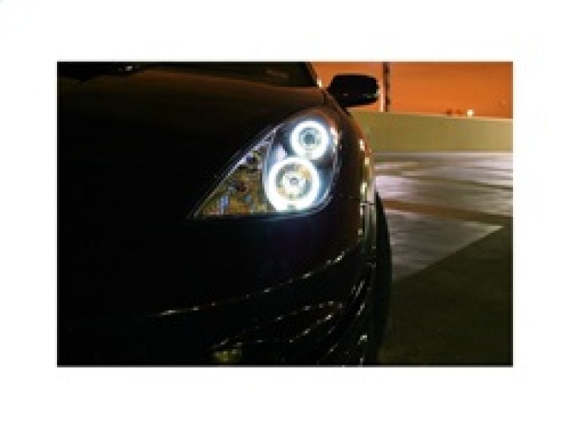 Spyder Toyota Celica 00-05 Projector Headlights LED Halo DRL Blk High H1 Low H1 PRO-YD-TCEL00-LED-BK - Mammoth Racing -