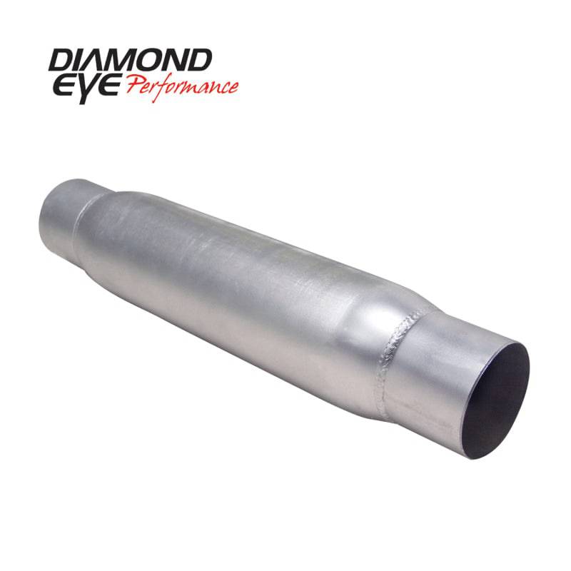 Diamond Eye RESONATOR 4in W/ ENDS (CLAMPED) AL - Mammoth Racing -