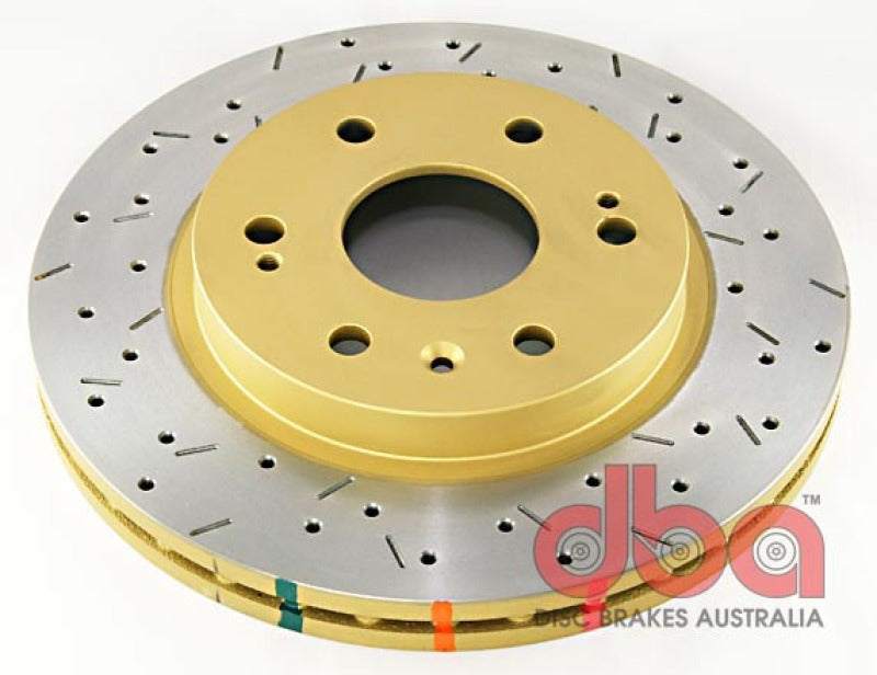 DBA 06-08 Chevrolet Silverado/GMC Sierra 4000 Series Drilled and Slotted Front Rotor - Mammoth Racing -