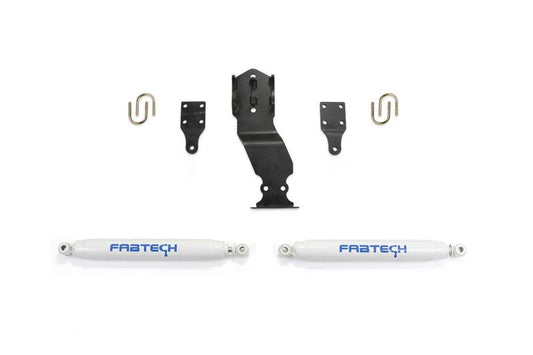 Fabtech 17-20 Ford Superduty 4WD Performance Dual Steering Stabilizer Kit - My Store