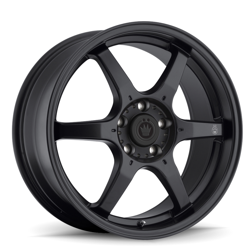 Konig Backbone 18x8 5x114.3 Et45 Matte Black Milling Logo on Spoke - Mammoth Racing -