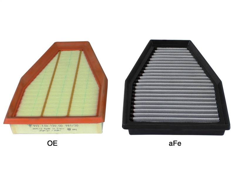aFe Magnum FLOW OE Replacement Air Filter Pro DRY S 12-15 Porsche 911 (991) H6 3.4L/3.8L - My Store