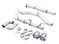 AWE Subaru BRZ/ Toyota GR86/ Toyota 86 Track Edition Cat-Back Exhaust- Chrome Silver Tips - Mammoth Racing -