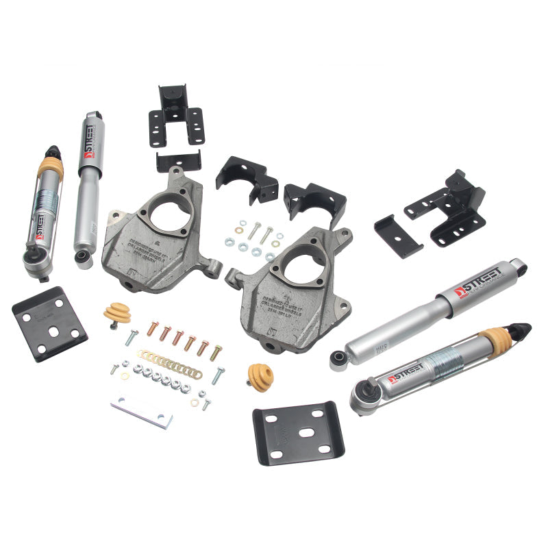 Belltech Lowering KIT 16.5-17 Chevy Silverado All Cab 2WD 3-4f / 5-6r - Mammoth Racing -