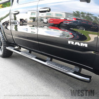 Westin 19-22 RAM 1500 CC 5ft7in. Bed (Excl. Classic) PRO TRAXX 5 W2W Oval Nerf Step Bars - Black - Mammoth Racing -