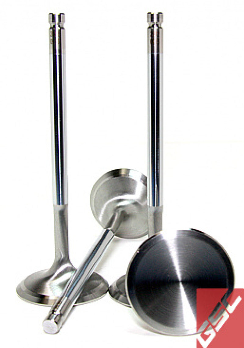 GSC P-D Subaru EJ205/EJ207/EJ257 Chrome Polished Intake Valve - 37mm Head (+1mm) - Set of 50 - Mammoth Racing -