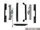 PRP Kawasaki KRX Seat Mount Kit  - Pair - Mammoth Racing -
