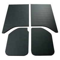 DEI 11-18 Jeep Wrangler JK 2-Door Leather Look Headliner Black 4 Piece - Mammoth Racing -