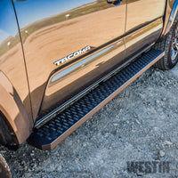 Westin Grate Steps Running Boards 79 in - Textured Black - Mammoth Racing -