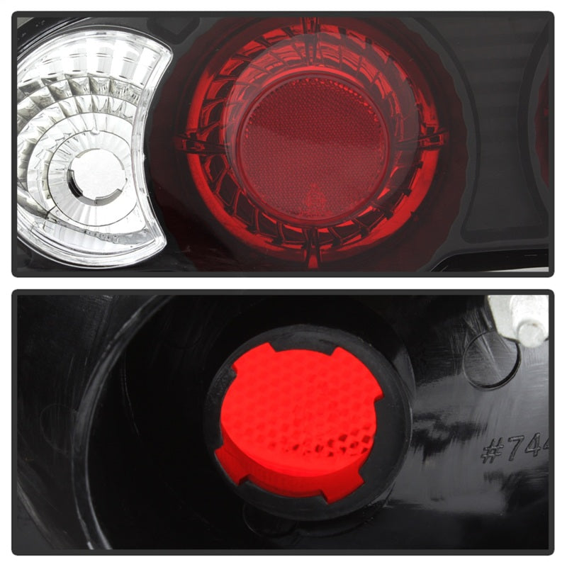Spyder Acura RSX 02-04 Euro Style Tail Lights Black ALT-YD-ARSX02-BK - Mammoth Racing -