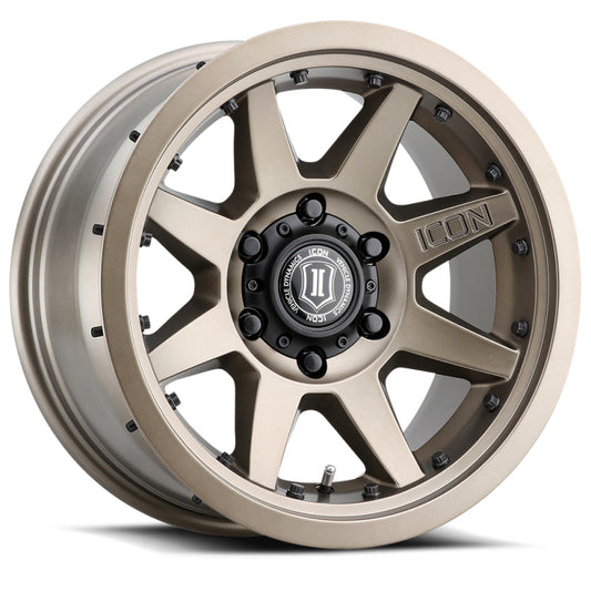 Icon Rebound Pro 17x8.5 6x135 6mm Offset 5in BS 87.1mm Bore Bronze Wheel - Mammoth Racing -