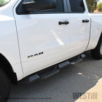 Westin/HDX 19-21 Ram 1500 Quad Cab (Excl. Classic) Xtreme Nerf Step Bars - Textured Black - Mammoth Racing -