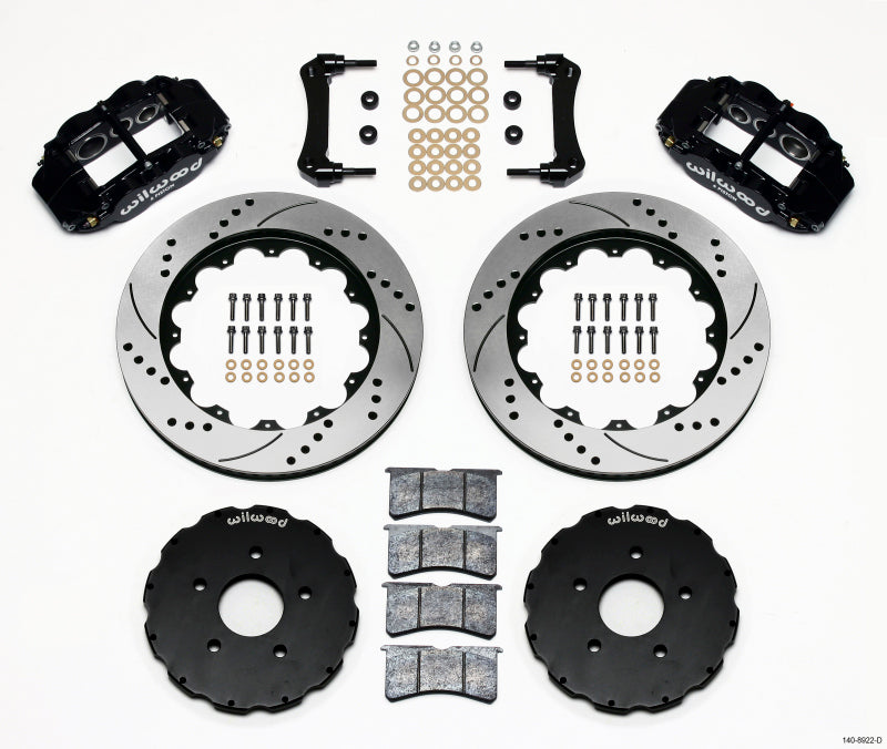 Wilwood Narrow Superlite 6R Front Hat Kit 14.00in Drilled 2005-up Corvette C6 - My Store