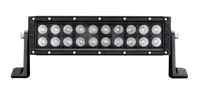 KC HiLiTES C-Series 10in. C10 LED Combo Beam Light Bar w/Harness 60w - Single - Mammoth Racing -