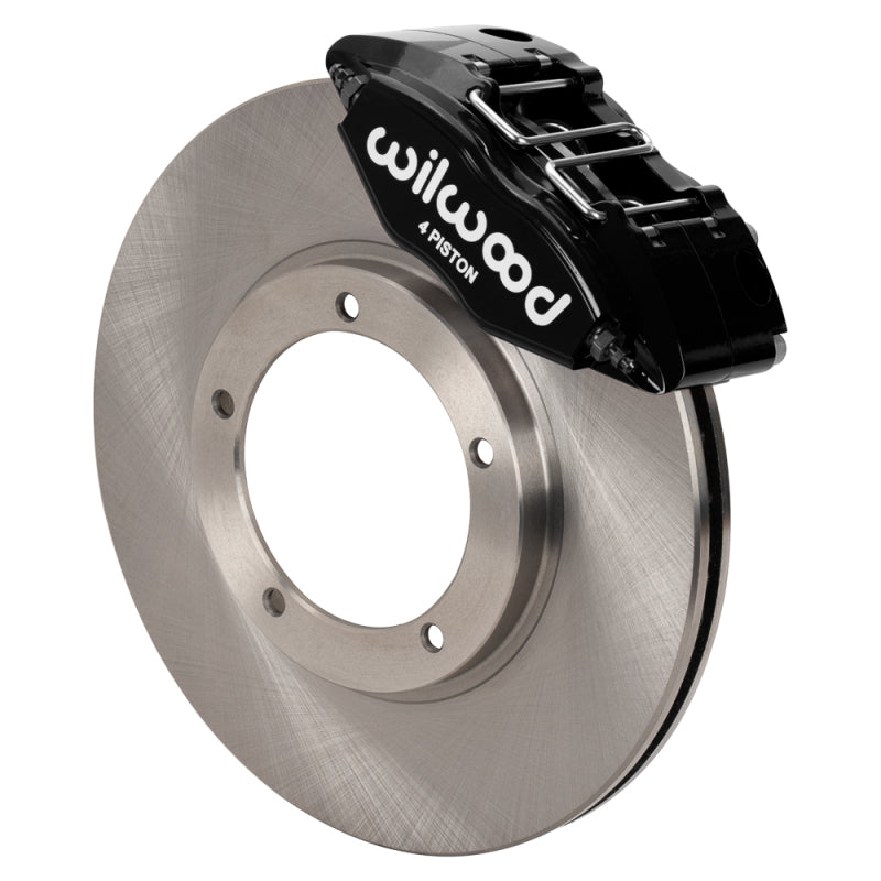 Wilwood 69-74 Porsche 911 Front Powerlite Brake Kit 3in MT Plain Face - Black - My Store