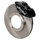Wilwood 69-74 Porsche 911 Front Powerlite Brake Kit 3in MT Plain Face - Black - My Store